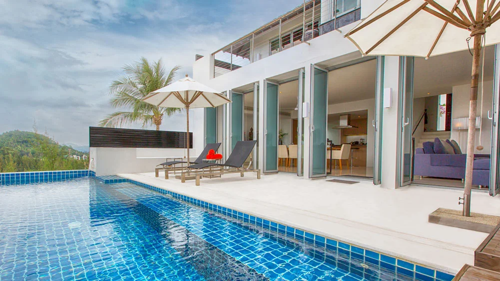 Napalai — A Heavenly Hillside Retreat Four Bedrooms Above Surin Beach in Surin Beach
