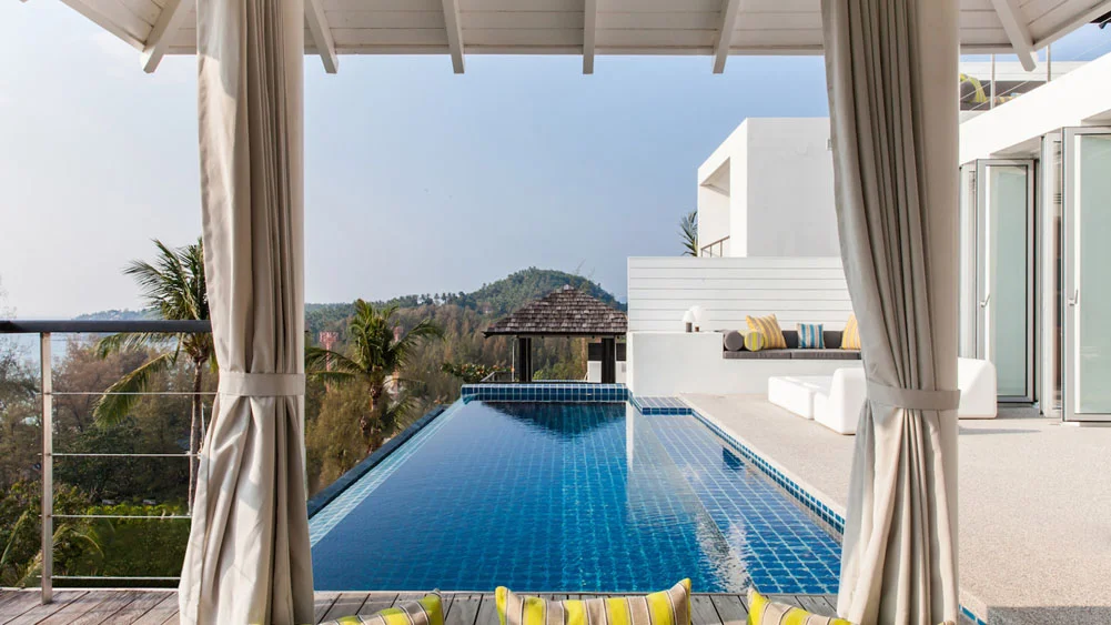 Sammasan Seaview — Four Bedrooms of Colourful Tropical Style Above Surin Beach in Surin Beach
