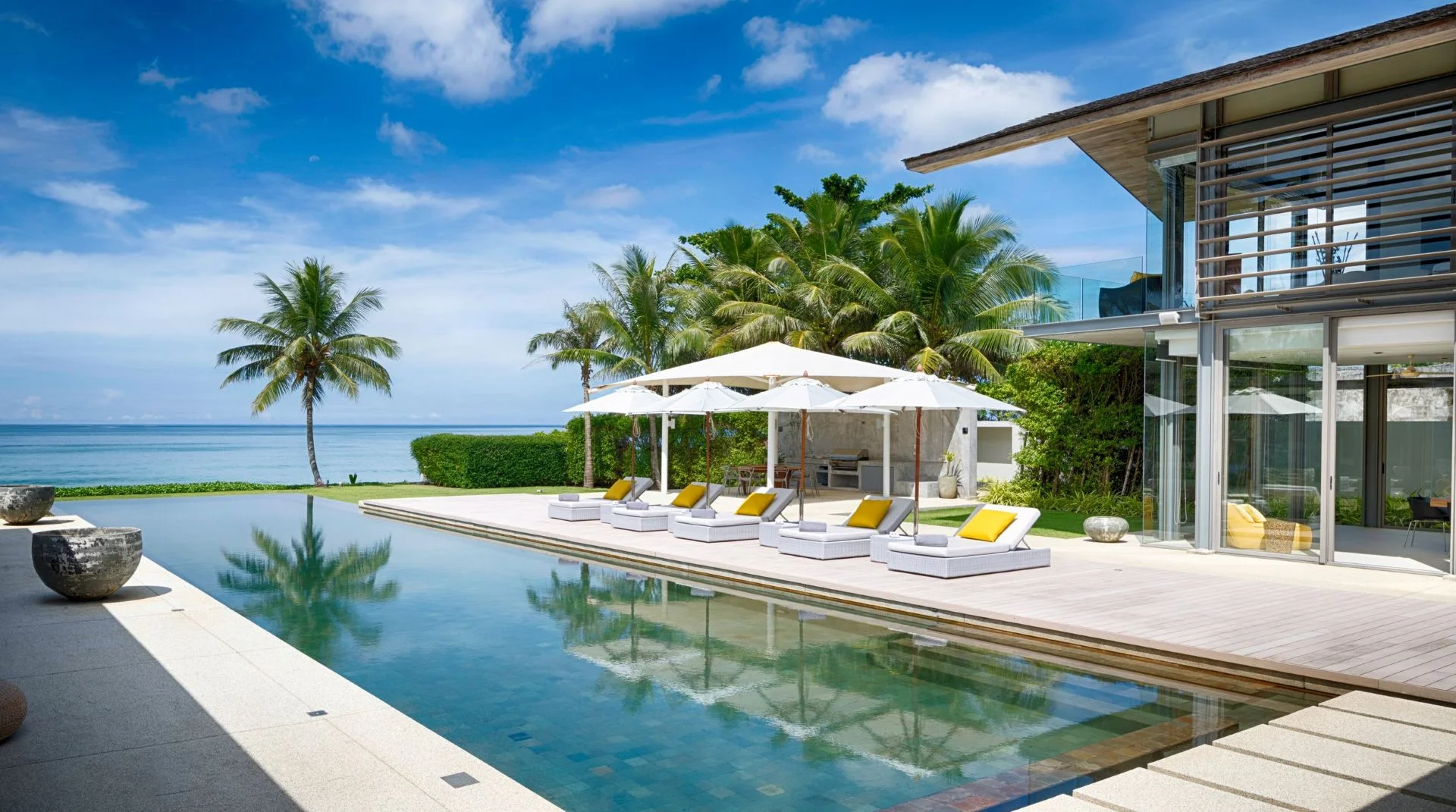 Amarelo — Where the Andaman Meets Minimalist Luxury | 6 Bedroom Beachfront Villa in Natai Beach