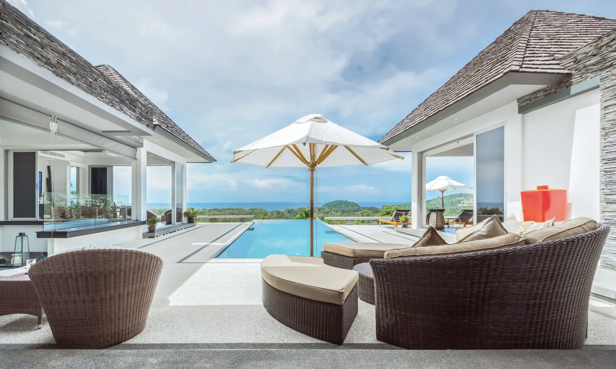 Villa Bauhinia: Luxury Sea View Pool Villa in Layan Beach