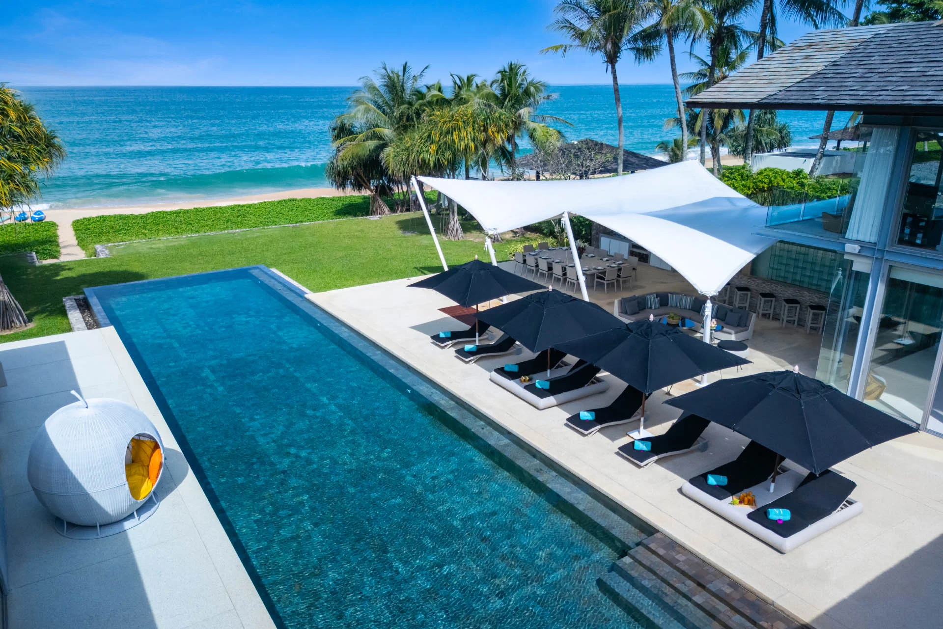 Tievoli — Beachfront Grandeur on Natai's Andaman Shore in Natai Beach